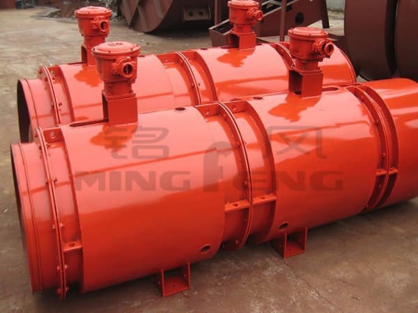 Explosion proof fan for coal mines