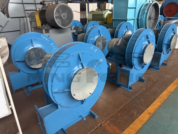 Gas pressurization fan
