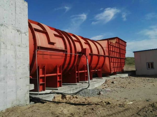Explosion proof fan for coal mines